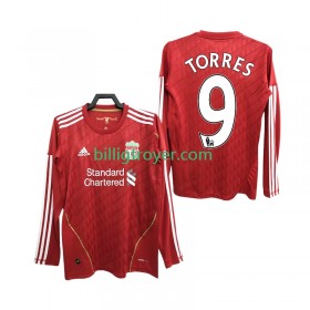 Billige Fotballdrakter Liverpool Torres 9 2010 2012 Retro Hjemmedraktsett Langermet